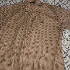Cinch short sleeve button up